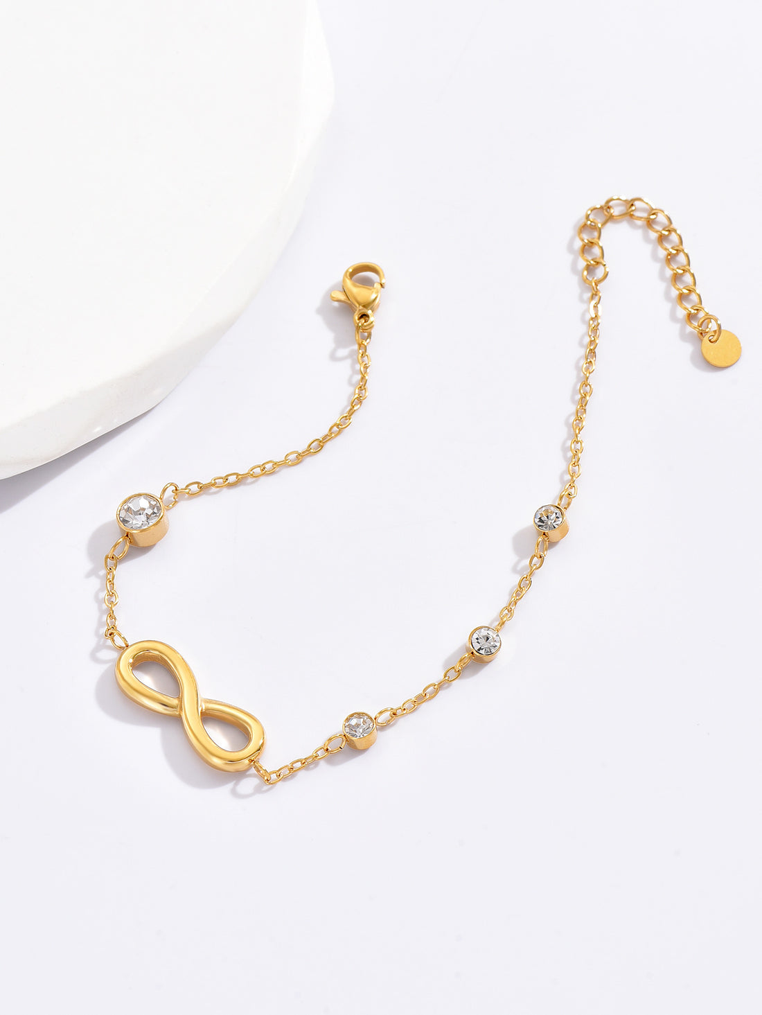 Infinity Symbol Crystal Bracelet