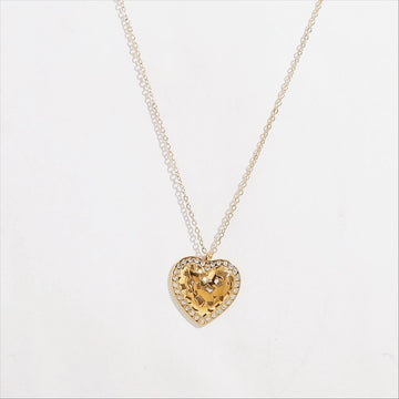 Golden Filigree Heart Necklace