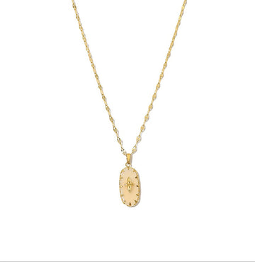 Antique Gold Medallion Necklace