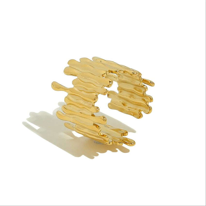 Tropical Palm Leaf Ring-18mm
