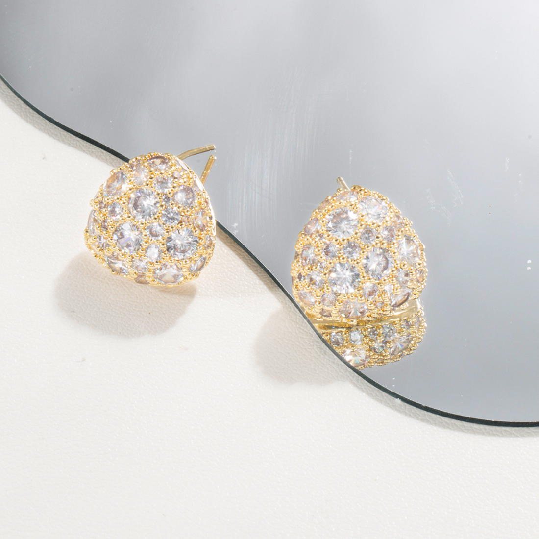 Sunburst Mirror Studs