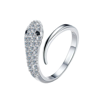 Silver Serpent Ring -17mm