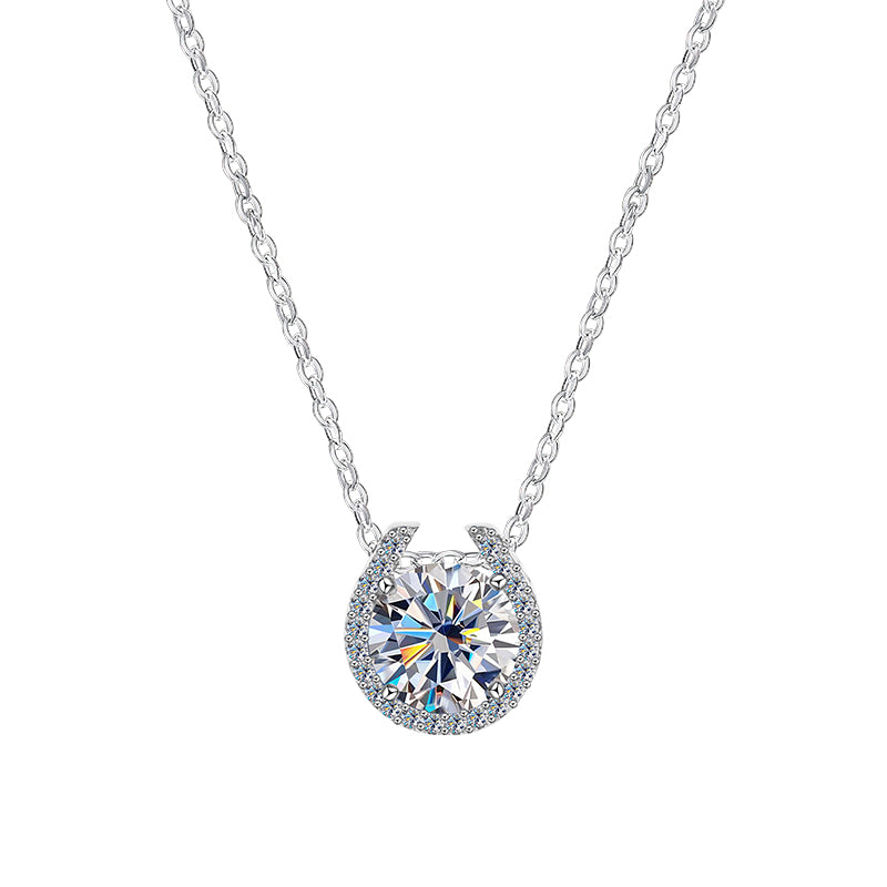 Round Cut Solitaire Necklace