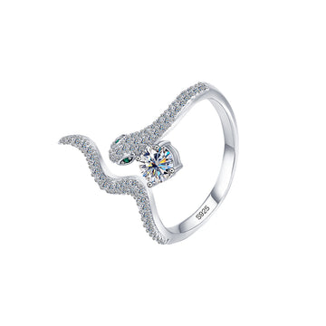 Serpent Sparkle Ring 0.5CT-17mm